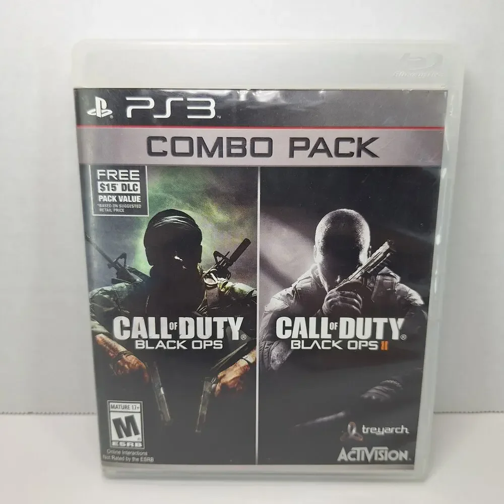 Call Of Duty Black Ops I & II 2 Combo Pack Video Game - Sony PlayStation 3 PS3